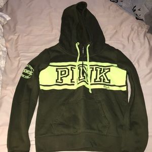 women’s zip up hoodie pink / vs